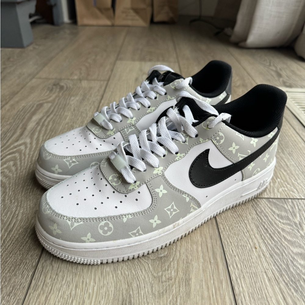 Custom Nike AF1 Louis Vuitton Shoes